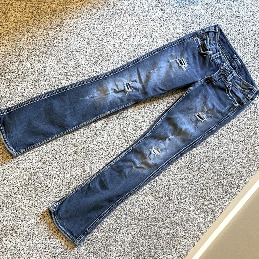 Silver jeans